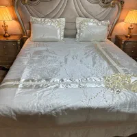 روتختی ساتن به همراه دو عدد روبالشتی