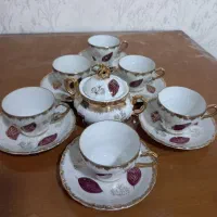 سرویس چای خوری قدیمی .ویترینی