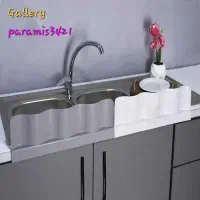 آبگیر سینک طرح جدید موج دار ریلی بدون افتادن