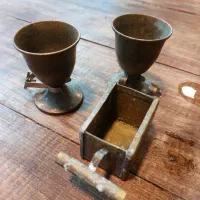 سهره جادونی جام برنجی گالوانیزه قدیمی