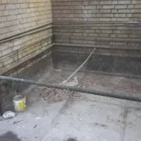 تخت باغی لوله ای سیمی