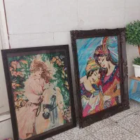 تابلو کوبلن گوبلن لیلی مجنون بانوی اسب سوار قدیمی|کلکسیون اشیاء عتیقه|تهران, جیحون|دیوار