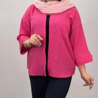 شومیز مانتویی پاستیلی