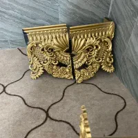 پرده همراه با کتیبه|پرده، رانر، رومیزی|شیراز, ارم|دیوار