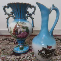 گلدان قصاعی وپارچ قصاعی