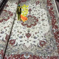 فرش جفت۶متر علیا حاشیه گلدانی (اقساطبدون بهره)