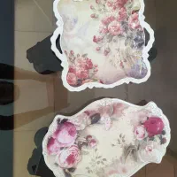 میوه خوری و شیرینی خوری لردشید،لمونژ،پیچ صورتی|ظروف سرو و پذیرایی|قزوین, |دیوار