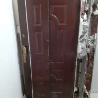 درب چوبی دو لت
