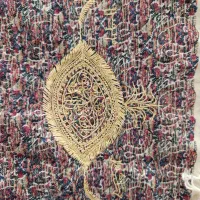 ترمه قدیمی دوخت سال ۱۳۲۲|کلکسیون اشیاء عتیقه|کرج, کلاک پایین|دیوار