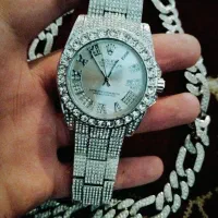 ست ساعت فول نگین نو‌ و دو ساعته نیازمندتعمیر برند