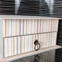 جعبه چوبی با روکش پارچه