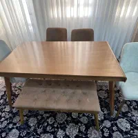 نهار خوری ۶ نفره|میز و صندلی غذاخوری|گرمسار, |دیوار