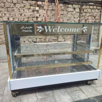 میزدخل مغازه.کنده وزیرپایه وقلاب قصابی.