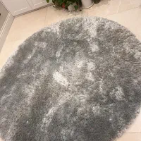 فرش دایره شگی سه بعدی پرزبلند قطر ۲ متر|فرش|تهران, کامرانیه|دیوار