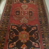 فرش کناره دست بافت و گلیم قدیمی|فرش|مراغه, |دیوار