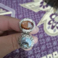 دوعدد انگشتر نقره زنجان شجر