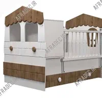 تخت نوزادی تا نوجوانی با کمدروی تخت|تخت و صندلی بچه|کرج, فاز ۳ گوهردشت|دیوار