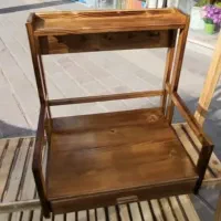 استند کافی بار سایز بزرگ جنس چوب نراد