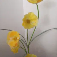 گل با گلدان|گل مصنوعی|بافق, |دیوار