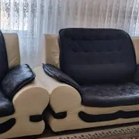 مبل راحتی با روکش چرمی