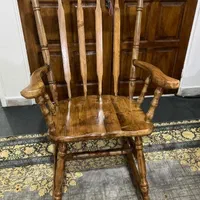 صندلی ران چوب گردو جوان /منبت ملایر