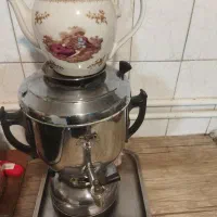 سماور استیل کارکرده|سماور، چای‌ساز، قهوه‌ساز|فولادشهر, B7|دیوار