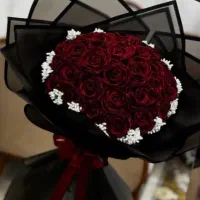 دسته گل روبانی