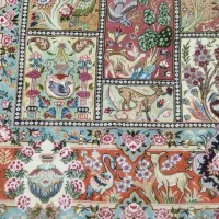 جفت 12متری دستباف طرح خشتی|فرش|کاشمر, |دیوار