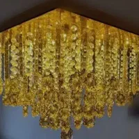 لوستر گرد و مربع ۶۰ در ۶۰|لوستر و چراغ آویز|اهواز, کمپلو جنوبی|دیوار