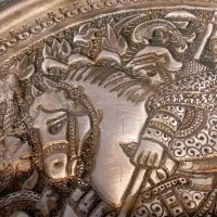 سینی قلم مسی|صنایع دستی و سایر لوازم تزئینی|محمدشهر, شهرک پیام (مهرالبرز)|دیوار