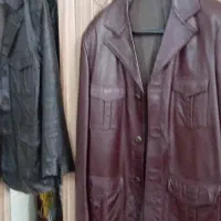 چرم۳ایکس زرشکی مدیوم قهوه ای سوخته وسه رنگ پسرونه