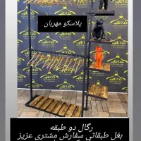 بند رخت ورگال لباس|کتابخانه، شلف، قفسه‌های دیواری|نیشابور, تیپ زرهی ۲۱  امام رضا (ع)|دیوار