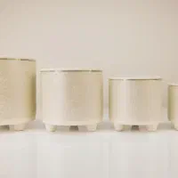 گلدان سرامیکی لوکس مدل سلطنتی پایه دار