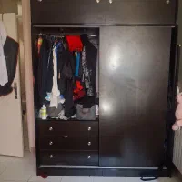 کمد دیواری ام دی اف سه تیکه  باکس دار