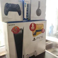 ps5 standard با همه لوازم|کنسول، بازی ویدئویی و آنلاین|رودهن, |دیوار