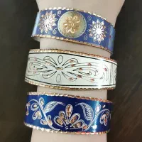 سه ست دستبند مسی طرح سنتی ، کاملا نو و شیک