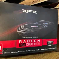 گرافیک rx 580 در حد نو