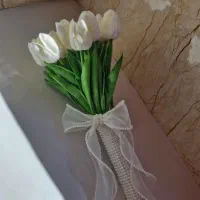 دسته گل عروس ترند گل های خاص دسته گل حنا|گل مصنوعی|مراغه, |دیوار