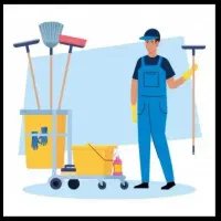 نظافت ساختمان. راه پله پارکینگ.