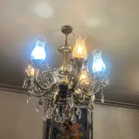 لوستر ۶ شاخه اصل برنز