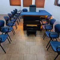 میز/صندلی مدیریتی مدرن و اسپرت + گل میز