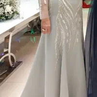 پیراهن مجلسی گن دوزی