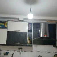 کابینت کارکرده همراه با هود اشپزخانه