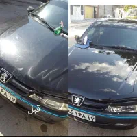 پولیش واکس سرامیک رفع کدری چراغ سیار