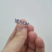 انگشتر نقره رنگ ثابت