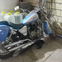 موتور طرح هارلی در حد نو ۱۵ سال خوابیده بود|موتورسیکلت|کاشان, فین کوچک|دیوار