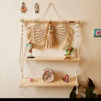 شلف فرشته مکرومه/سیسمونی/دخترونه/اتاق کودک