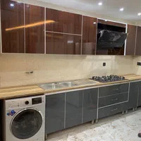 کابینت هایگلاس پاکچوب به رنگ دلخواه