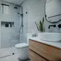 نصب توالت فرنگی  روشوئی شیرالات فلش تانک دوش حمام