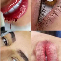 شیدینگ لب خط چشم میکروبلیدینگ تتوبدن